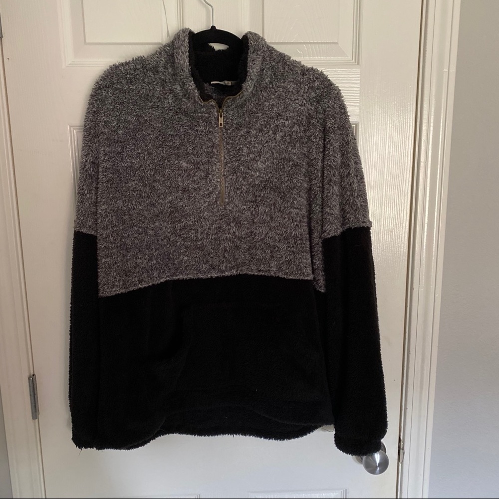 VERY SOFT pullover 1/4 zip sz small